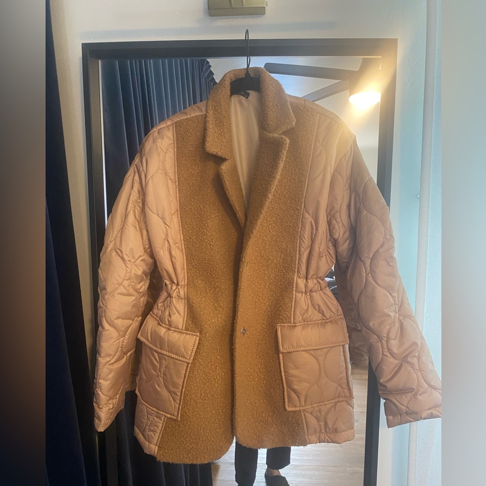 Trendyol Tan Textured Jacket